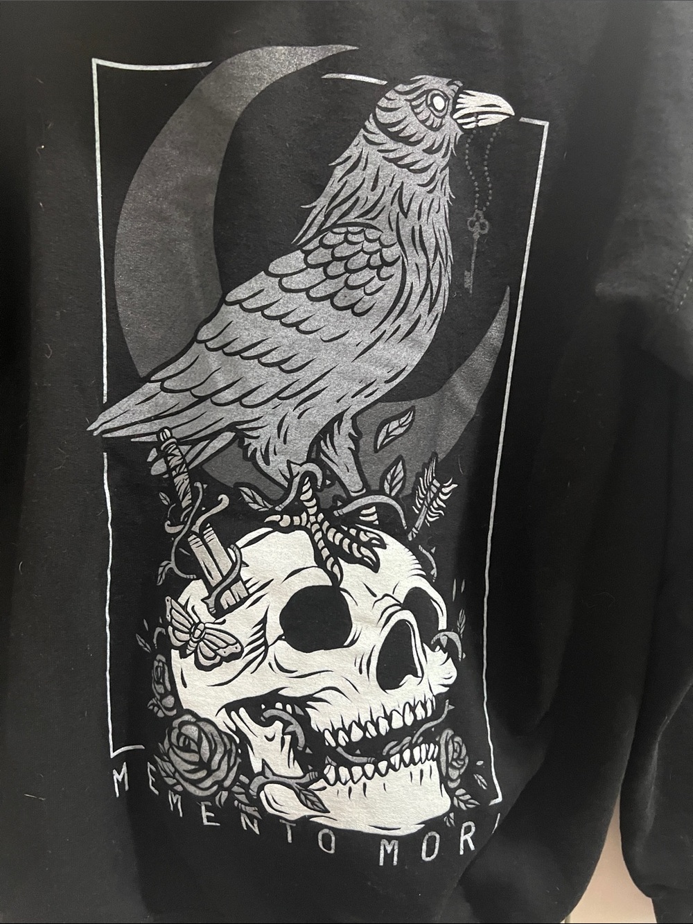 Wicked Clothes Unisex Size: Small (Chest 35"-37") Black Pullover Hoodie